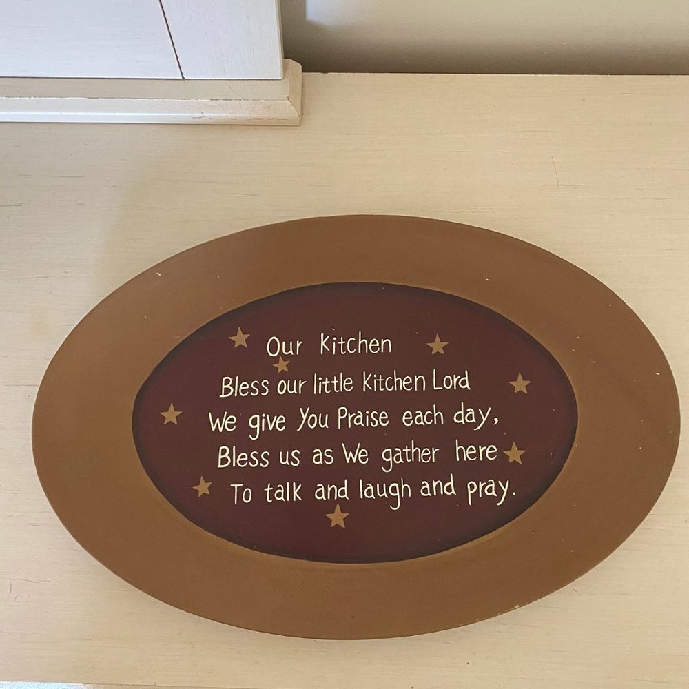 Bless Our Kitchen Decorative Plate
